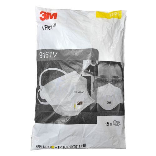 Респиратор 3M VFlex 9161V FFP1 с клапаном выдоха (15шт)